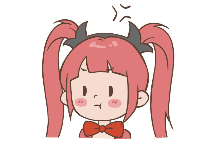 9张可可爱爱的女孩子简笔画图片-图5