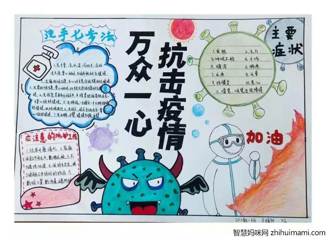 2022最新抗疫手抄报