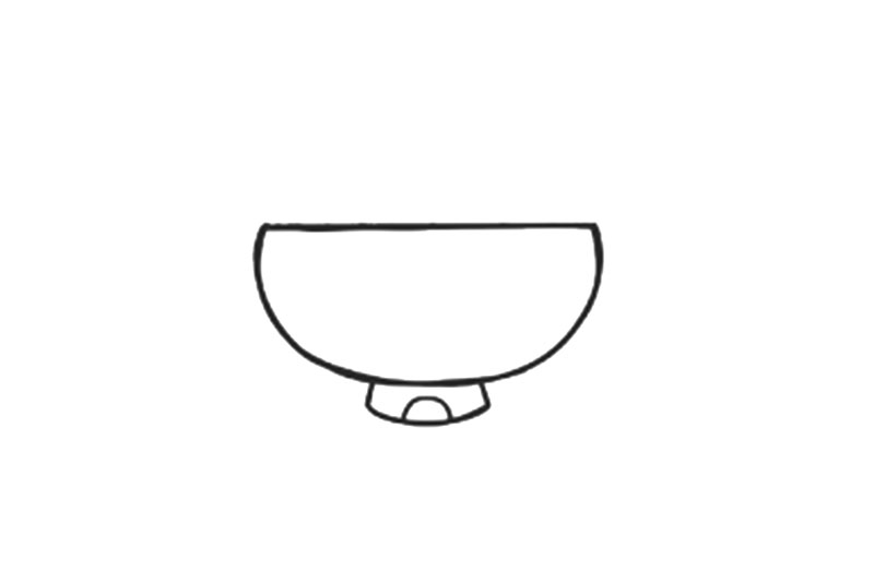 简单可爱火锅简笔画画法-图1