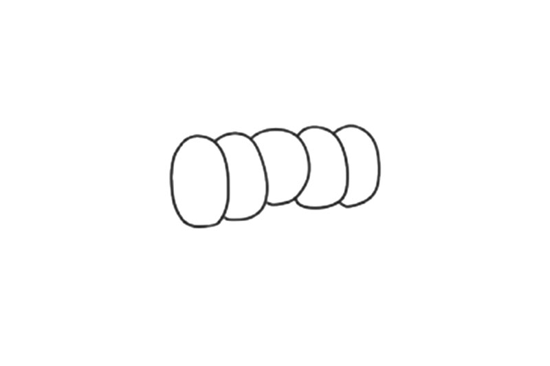 美味火锅菜一盘午餐肉简笔画-图1