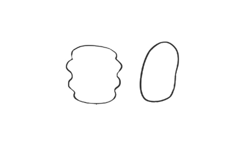 简单可爱的卡通烤串简笔画-图1