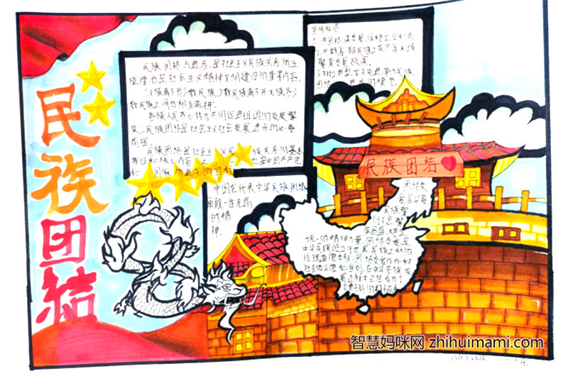 铸牢中华民族共同体意识手抄报一等奖（9张）-图2