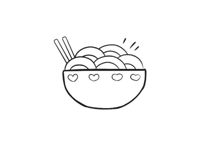 如何画一碗面条-图4
