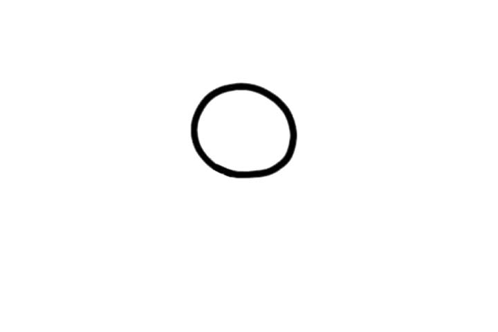 生活小物品放大镜简笔画画法步骤-图1