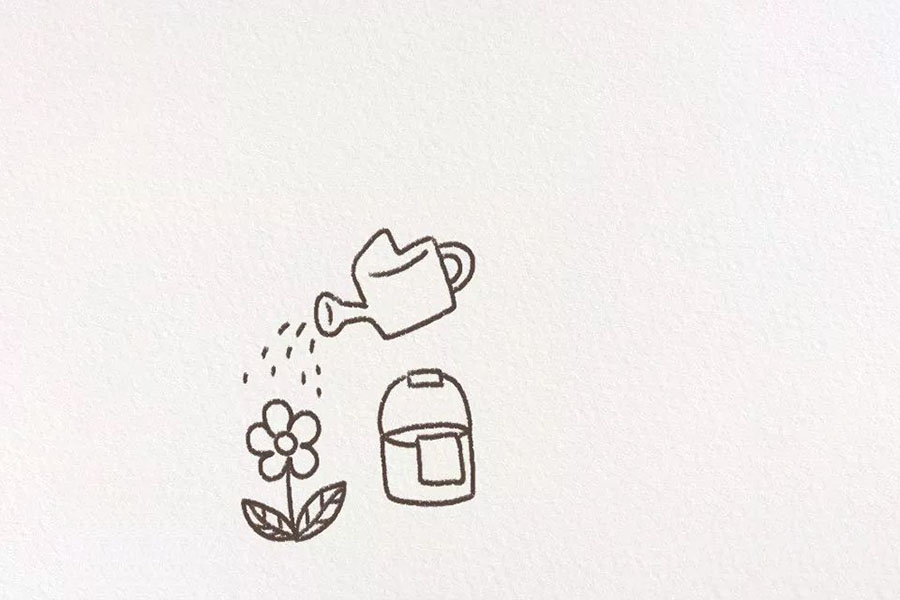 劳动节相关小元素简笔画-图3