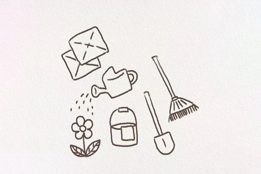 劳动节相关小元素简笔画-图6