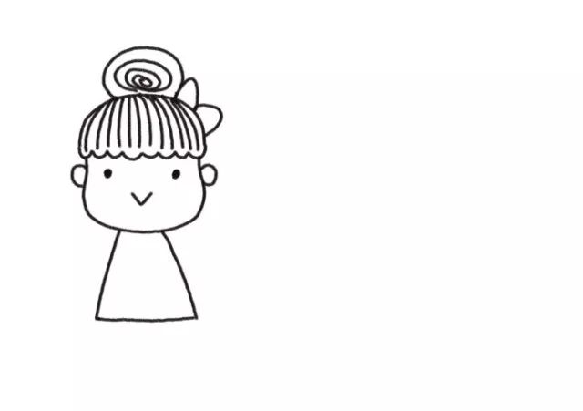 六一儿童画简笔画 萌娃卡拉OK-图1