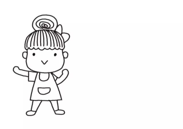 六一儿童画简笔画 萌娃卡拉OK-图2