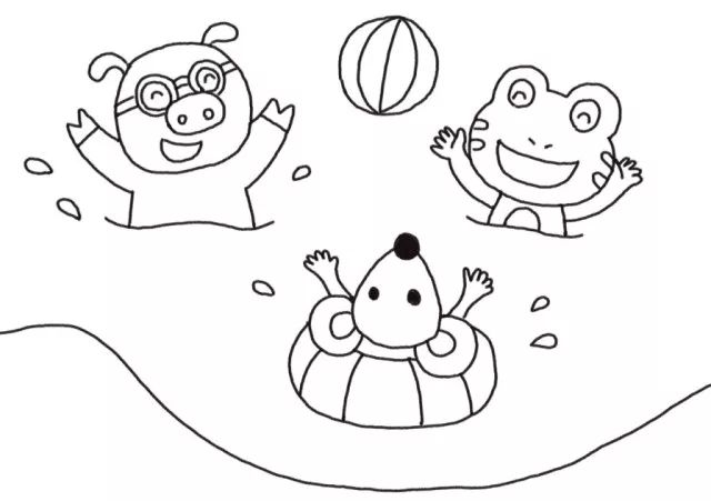 快乐假期 暑假生活简笔画-图6