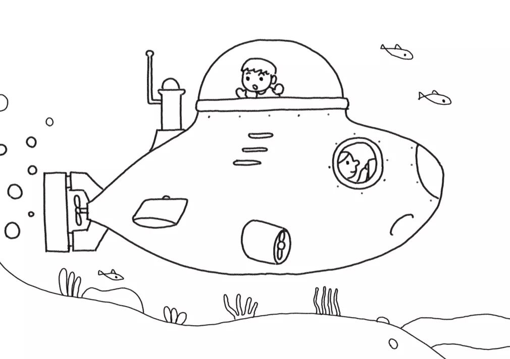 简单潜水艇怎么画-图6