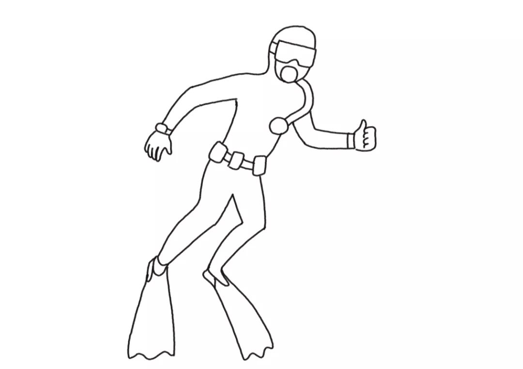 潜水员怎么画-图4