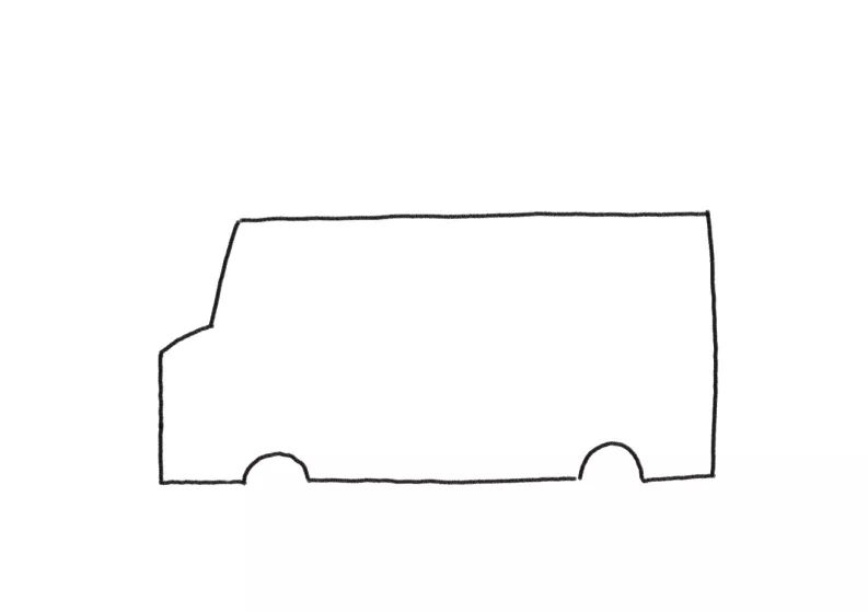 校园巴士怎么画-图1