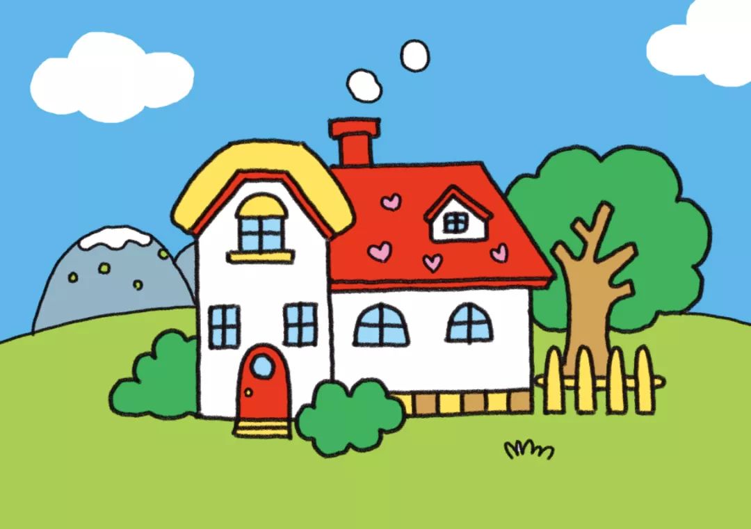 漂亮的别墅怎么画