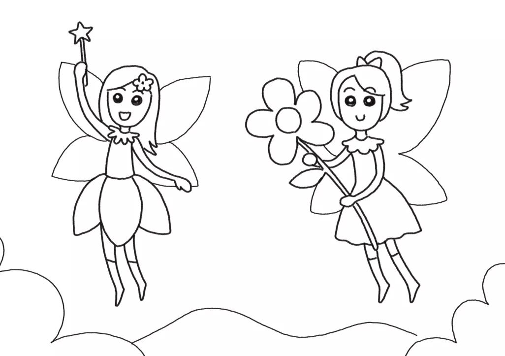 来自魔法城堡的小仙女简笔画-图6