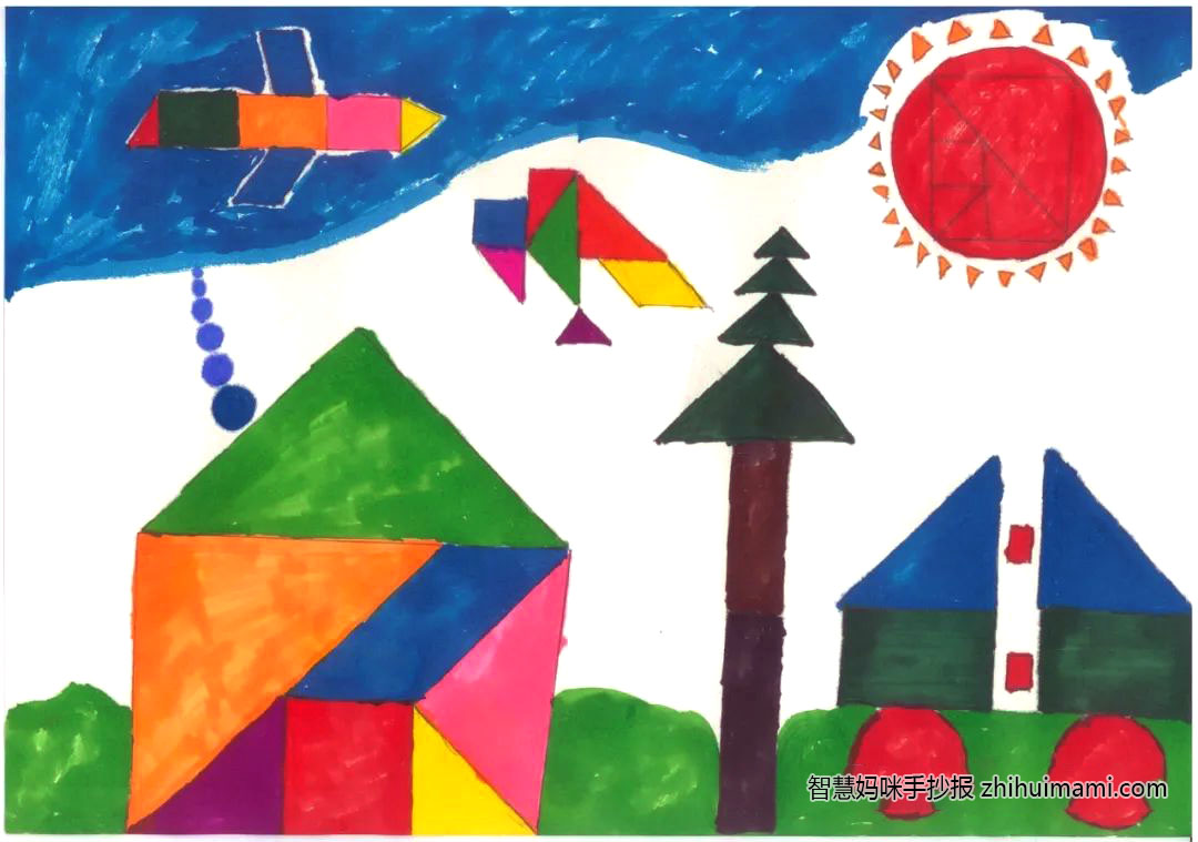 10张关于七巧板的手抄报图片-图3