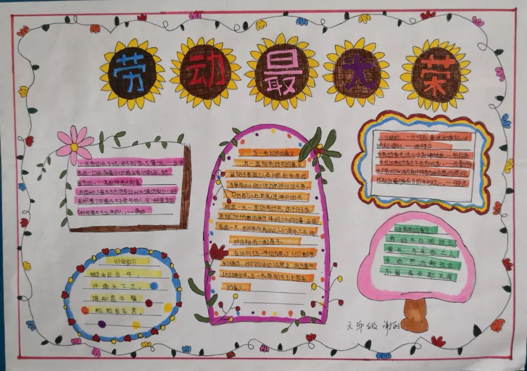 劳动节手抄报内容简短-图1