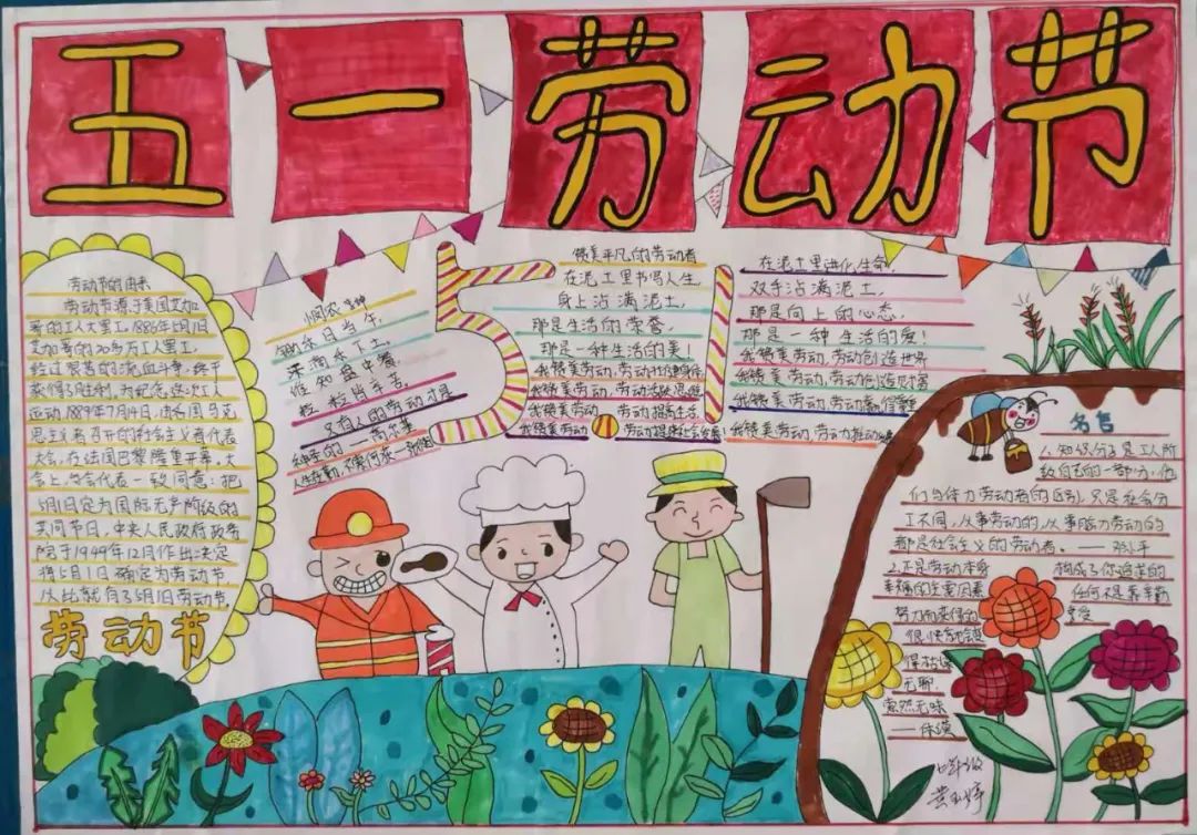 劳动节手抄报一等奖-图6