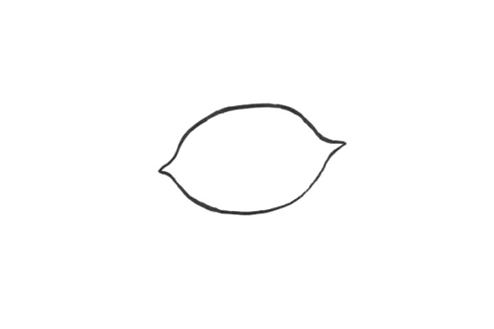 机灵的螃蟹简笔画画法步骤-图1