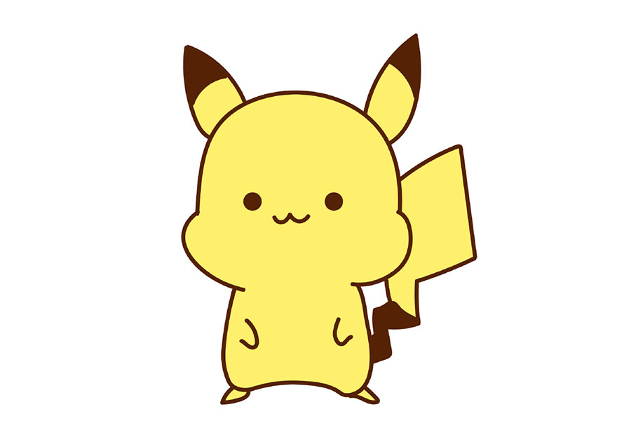 萌萌的皮卡丘怎么画简单-图8