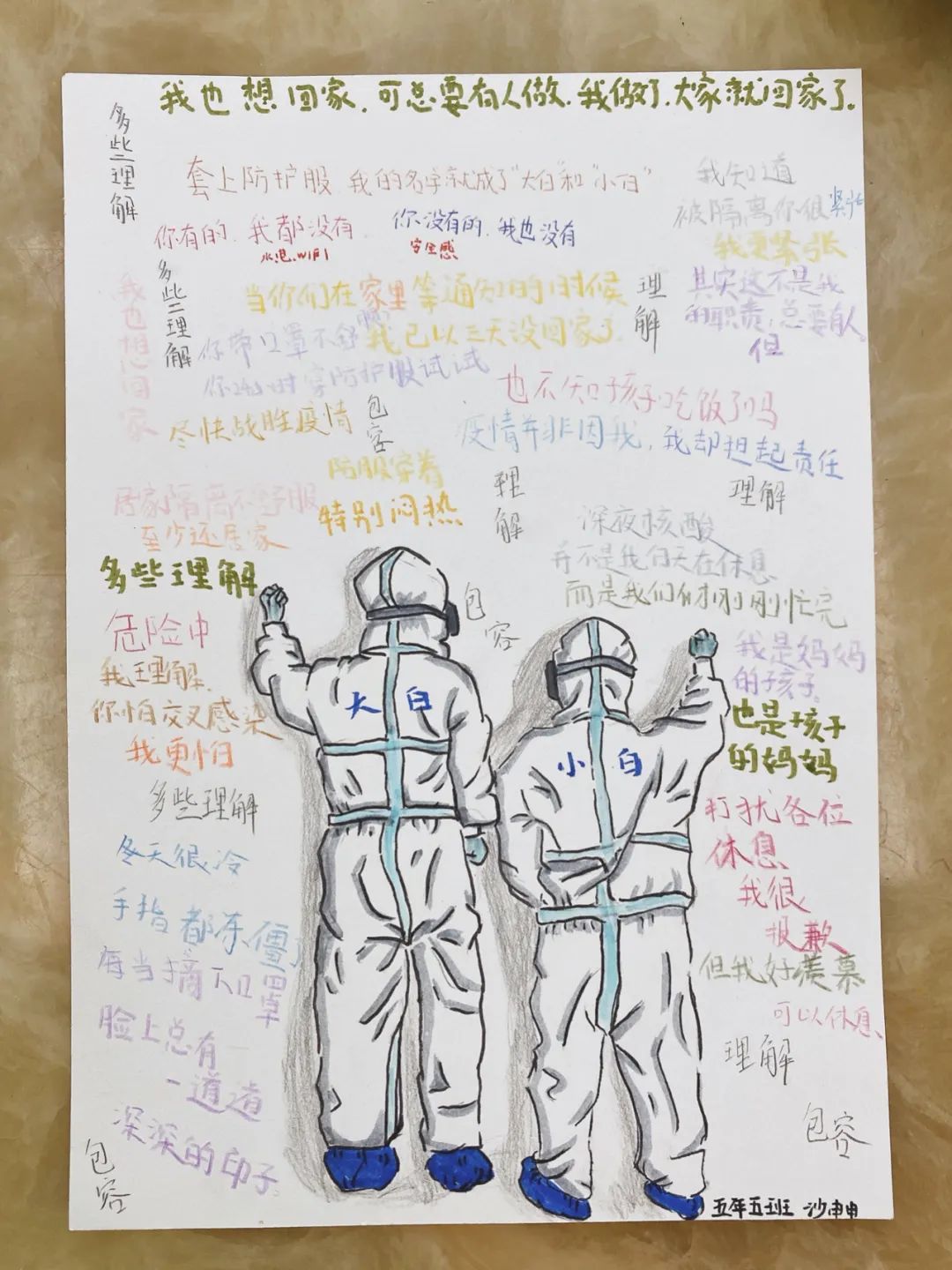 步骤11：包容：战斗在一线的人员很辛苦，请大家多一些包容，他们为大家舍小家。 