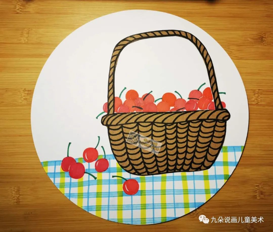 樱桃儿童画优秀作品赏析