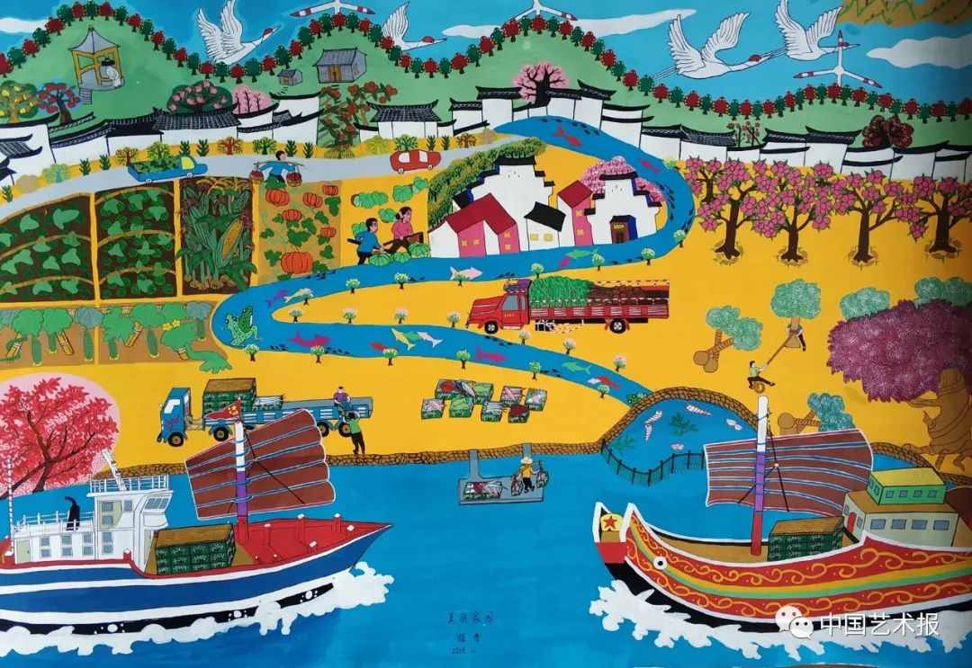 步骤3：《美丽乡村忙开农事》 蒋陈