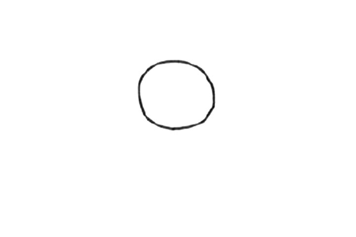 超简单可爱小狮子简笔画画法-图1