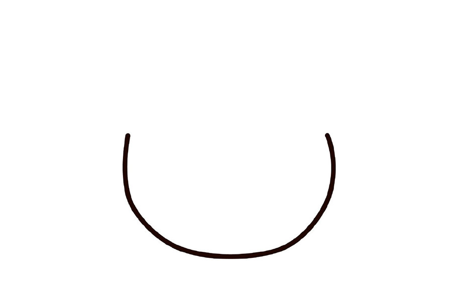 皮卡丘和他的朋友们系列之波克比简笔画画法步骤-图1