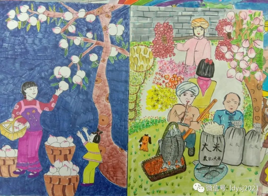 劳动最美丽优秀劳动节主题儿童画-图8