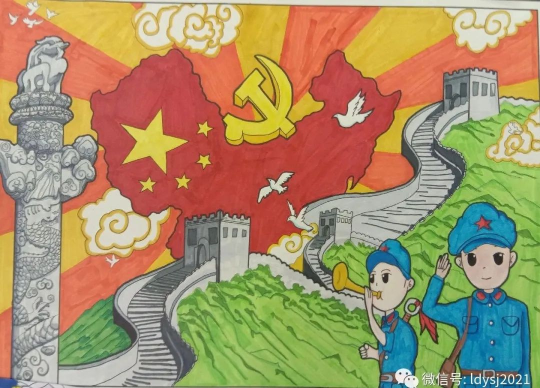 劳动最美丽优秀劳动节主题儿童画-图10