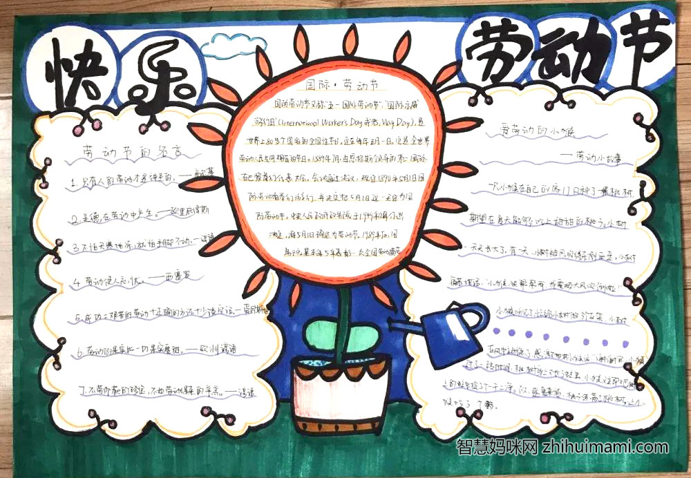 劳动最光荣主题手抄报（10张）-图4