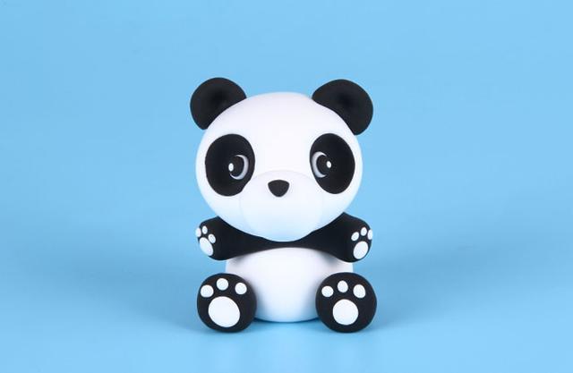 怎样用粘土做小熊猫