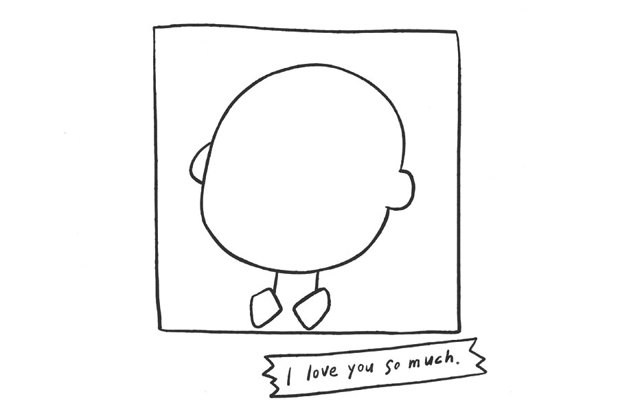 史努比的主人查理简笔画画法步骤-图3