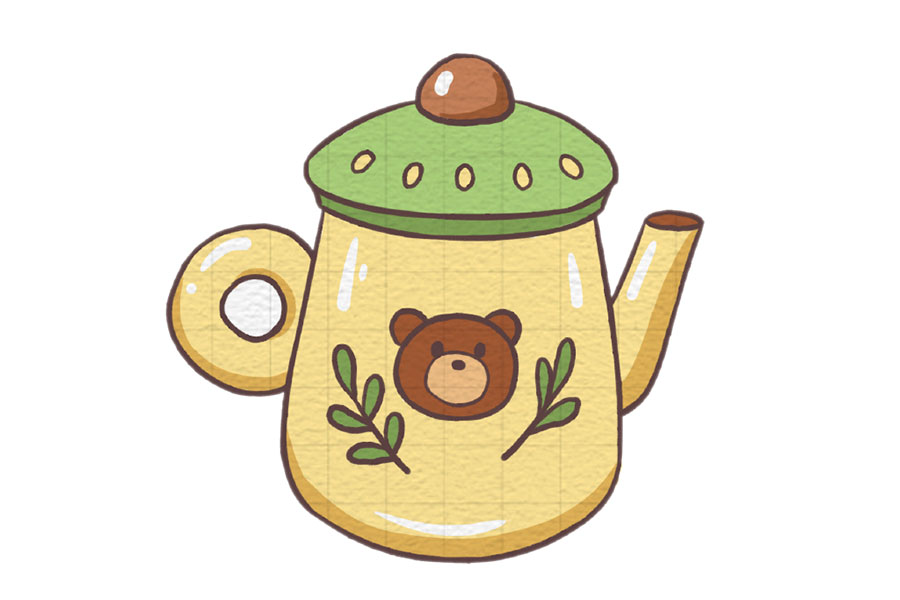 9张家居物品简笔画图片-图7