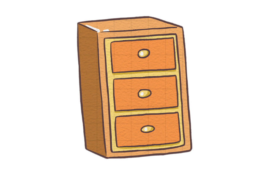 9张家居物品简笔画图片-图8