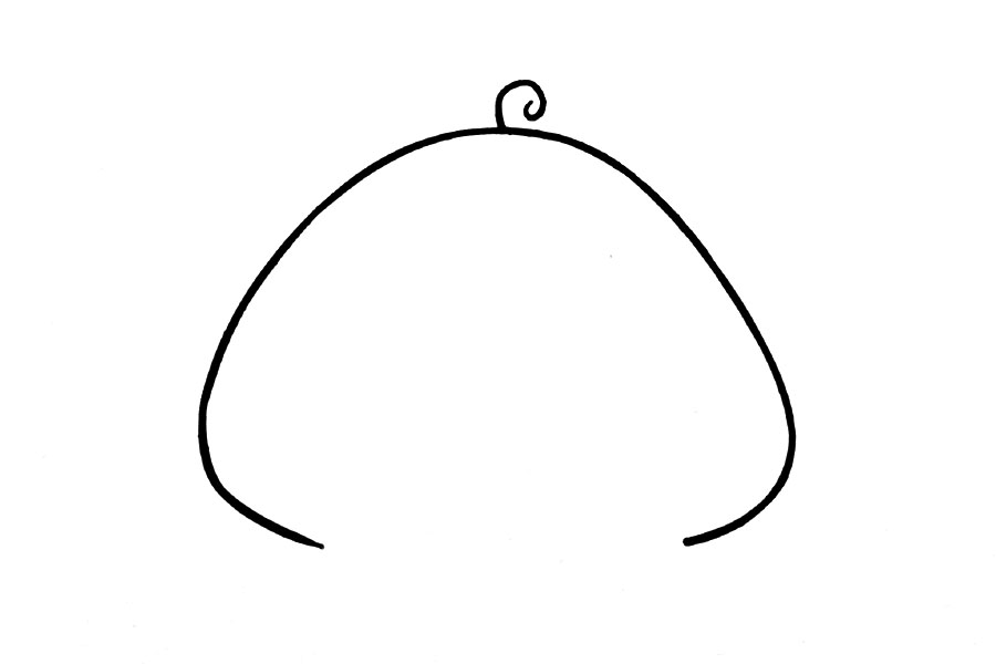 一颗饭团鸭 卡通饭团怎么画-图2