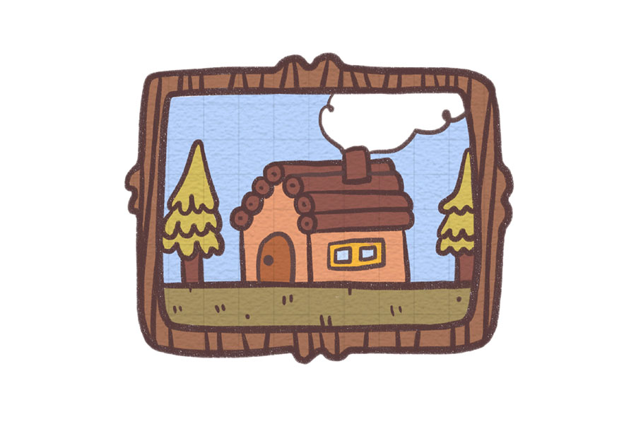 欧式复古油画简笔画图片-图2