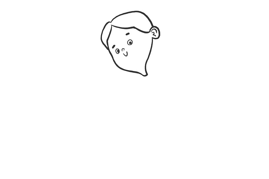 洗手的小女孩怎么画-图2