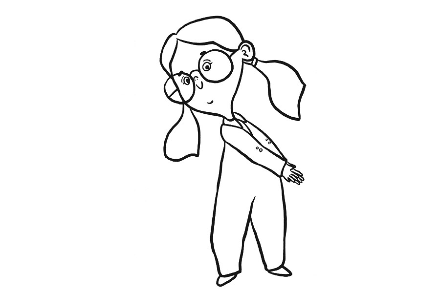 洗手的小女孩怎么画-图5