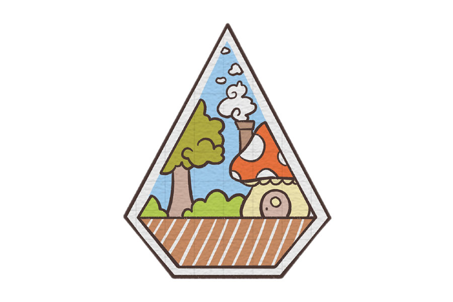 小盆栽微景观简笔画图片-图3