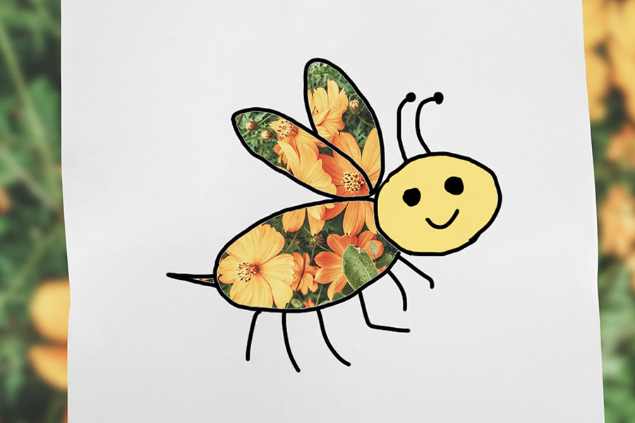 春天创意简笔画作品 春天的颜色-图2