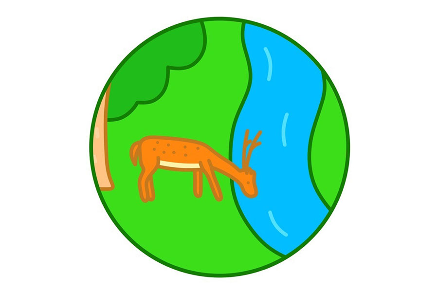 9张漂亮的春天简笔画图片 春天的气息-图1