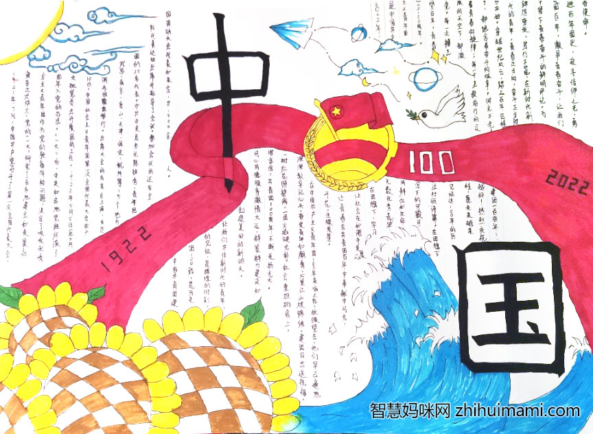 共青团建团100周年手抄报图片（7张）-图5