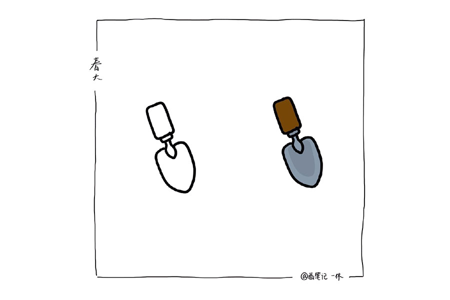 一组春天素材简笔画（17张）-图15