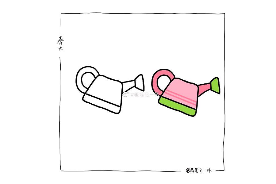 一组春天素材简笔画（17张）-图17