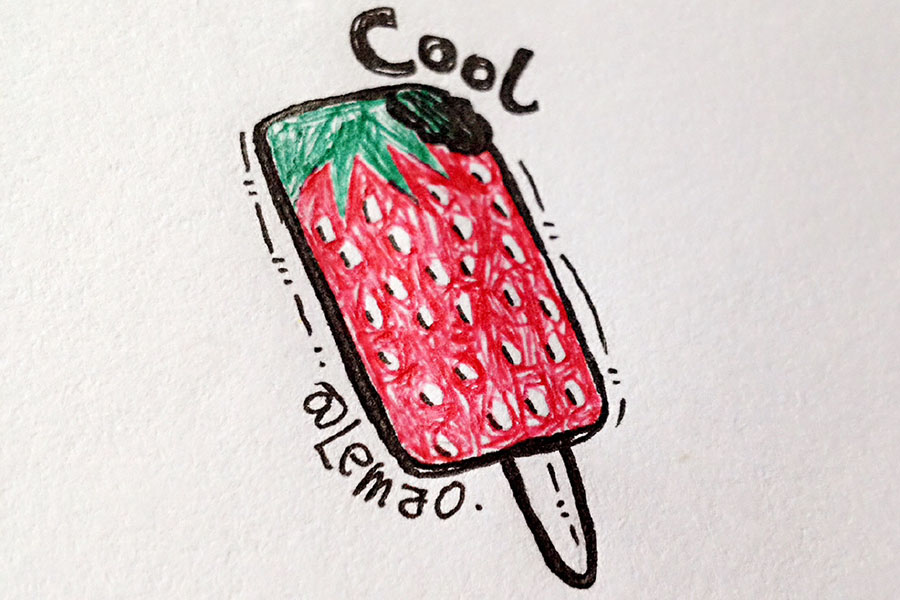 画一个草莓味的春天-图6