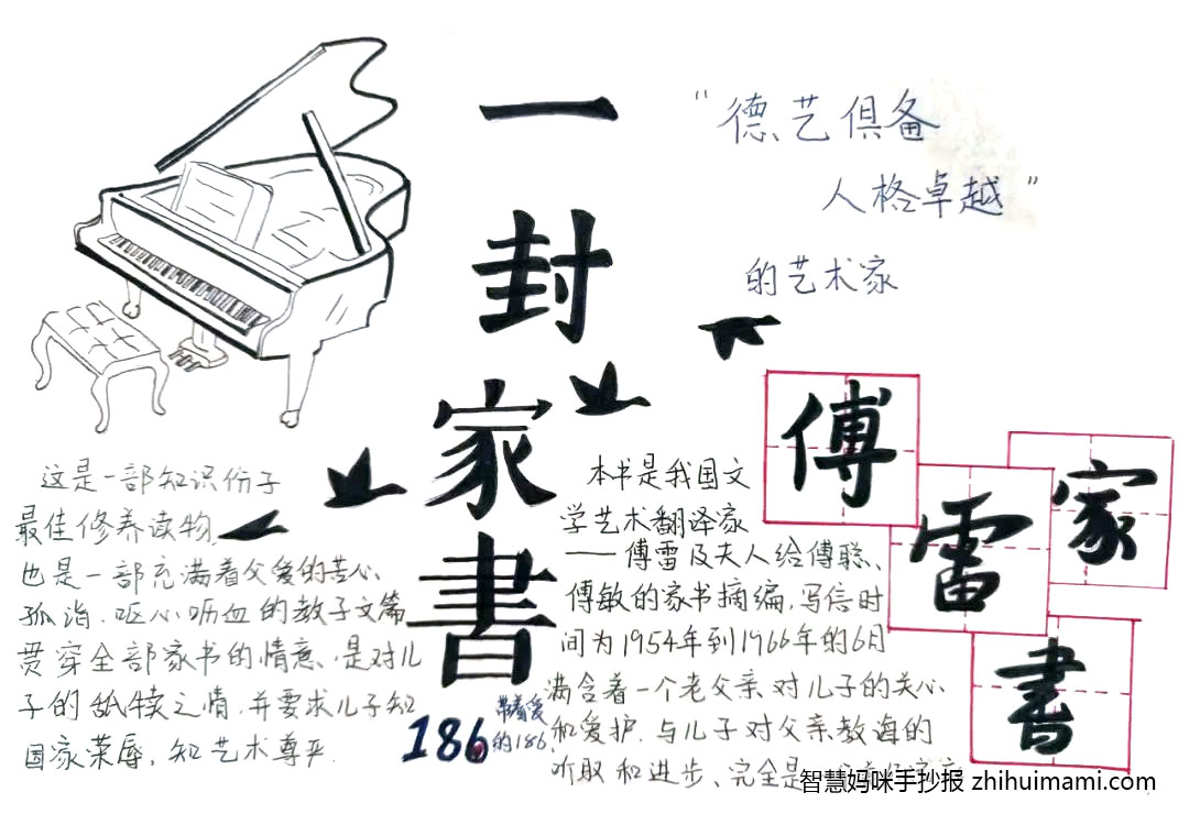 七年级傅雷家书手抄报简单又漂亮（8张）-图4