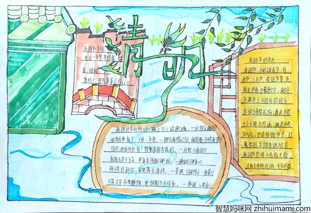 清明节手抄报五年级-图2