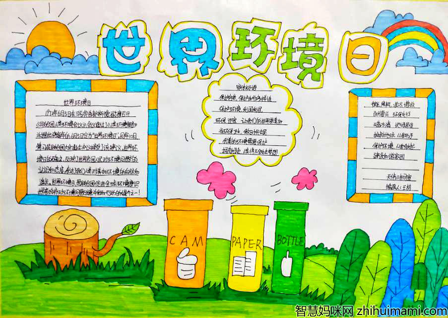 世界环境日手抄报图片-图3