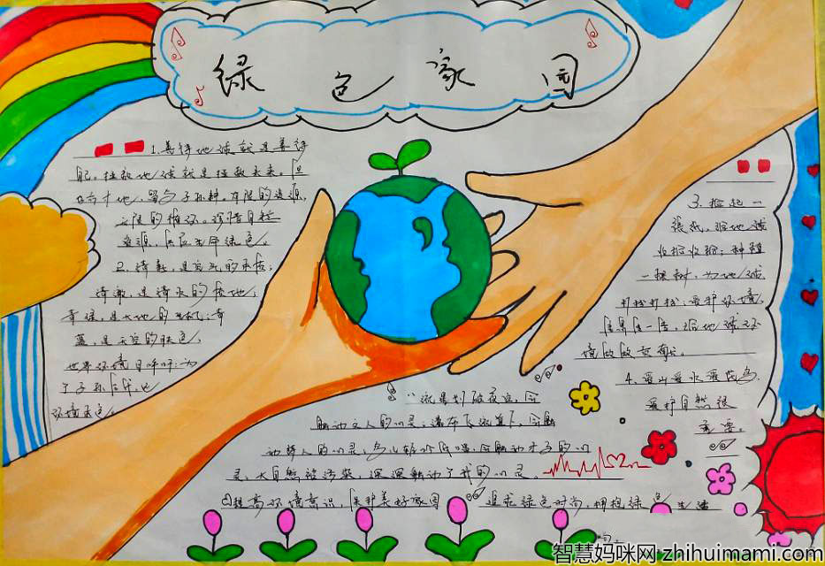 世界环境日手抄报图片